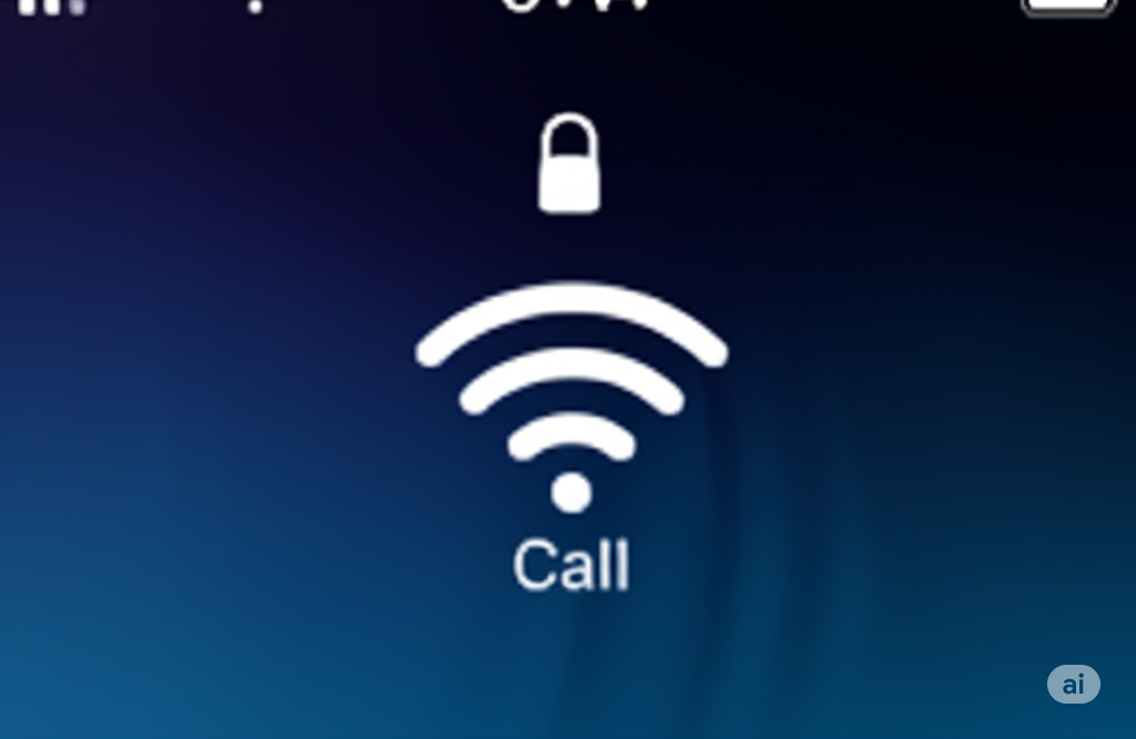 A close-up of a smartphone screen showing a locked symbol and a wireless signal icon, with the word "Call" underneath. This is a placeholder as the image description in the previous turn was "NFC."