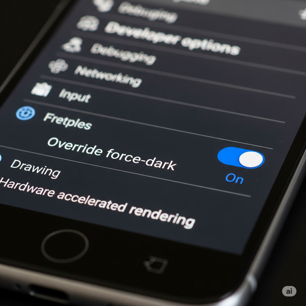 force dark theme


